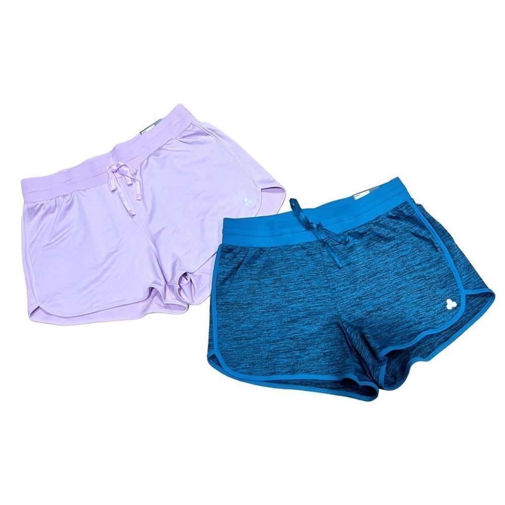 Tek Gear mid rise workout shorts bundle, size large
